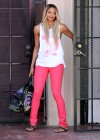 Ciara - Hot in tight jeans at Marie Nails Salon in West Hollywood